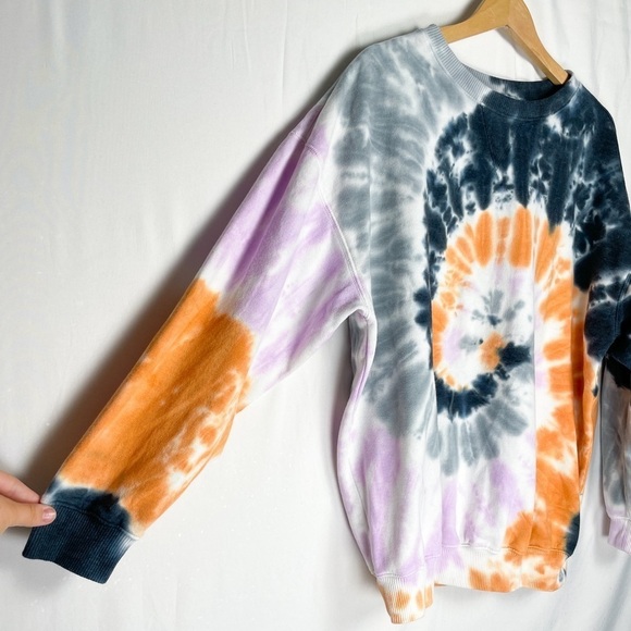 Aeropostle Sz. S Tie-Dye Oversized Crew Sweatshirt - Picture 9 of 12